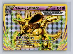 Nidoking BREAK 46/108 BREAK Rare Evolutions Pokemon Holo Lightly Played - Image 1