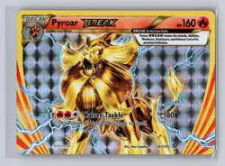 Pyroar BREAK 24/114 BREAK Rare Steam Siege Pokemon Holo Near Mint - Image 1