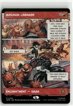 Maximum Carnage Borderless - Spider-Man MTG NM - Image 1