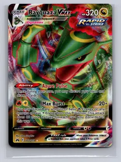 Rayquaza VMAX 102/159 Holo VMAX Rare Crown Zenith Pokemon Lightly Played - Image 1