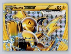Raichu BREAK 50/162 BREAK Rare BREAKthrough Pokemon Holo Lightly Played - Image 1