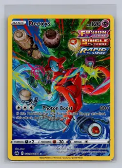Deoxys GG12/GG70 Holo Crown Zenith Galarian Gallery Pokemon NM - Image 1
