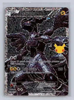 Zekrom 114/114 Celebrations: Classic Collection Pokemon Holo LP - Image 1