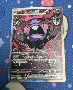 Pokemon Morpeko Ex SIR Pitch Black ME05 117/084 NM - Pack Fresh - Image 1
