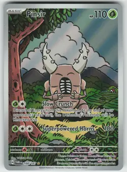 Pokemon Pinsir Illustration Rare SV06: Twilight Masquerade 168/167 NM - Image 1