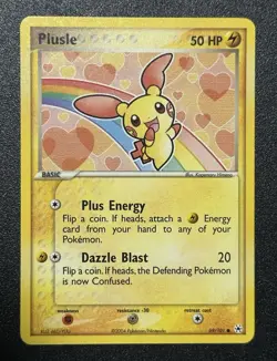 Pokemon Plusle Hidden Legends Common Regular 69/101 50 HP ENG - Image 1