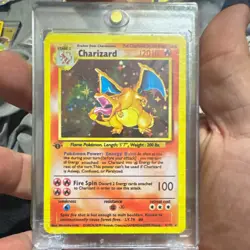 Nintendo Charizard 4/102 Base Set Holo Rare 120 HP English Pokemon TCG - Image 1