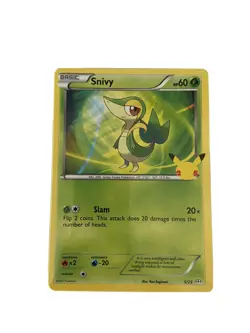 Snivy NON HOLO McDonalds Pokemon Card 2021 | PACK FRESH, MINT 5/25 - Image 1