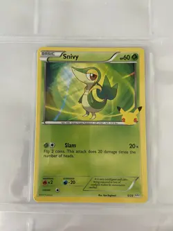 Snivy NON HOLO McDonalds Pokemon Card 2021 | PACK FRESH, MINT 5/25 - Image 2