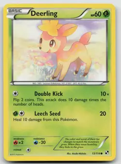 Deerling 13/114 Black & White Pokemon LP C706 - Image 1