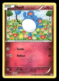 Marill 102/160 Primal Clash LP Pokemon - Image 1