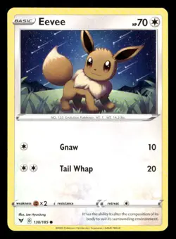 Eevee 130/185 Vivid Voltage LP Pokemon - Image 1