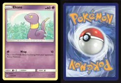 Ekans 25/68 C Hidden Fates LP Pokemon - Image 3