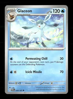 Glaceon 054/167 Twilight Masquerade NM/M Pokemon - Image 1