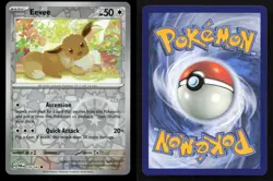 Eevee 135/167 Twilight Masquerade Reverse Holo NM/M Pokemon - Image 3