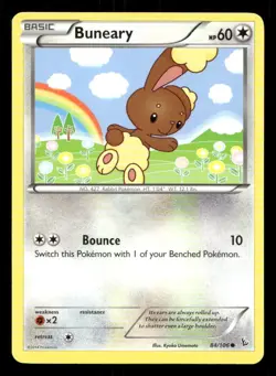 Buneary 84/106 Flashfire LP Pokemon - Image 1
