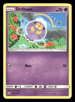 Drifloon 80/236 Unified Minds NM/M Pokemon - Image 1