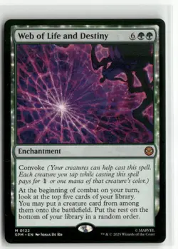 Web of Life and Destiny - Spider-Man MTG NM - Image 1