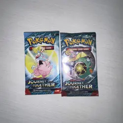 2x Pokemon TCG Scarlet & Violet Journey Together Booster Pack - Image 1
