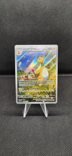 Ampharos 090/086 IR - 2026 Pokemon Chaos Rising Illustration Rare Holo NM (B) - Image 1