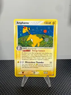 Ampharos 1/115 Reverse Holo Rare EX Unseen Forces Stamp NM - Image 1