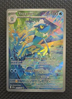 Frogadier 089/086 IR Illustration Rare Pokemon Chaos Rising - Image 1