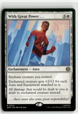 With Great Power . . . - Spider-Man MTG NM - Image 1