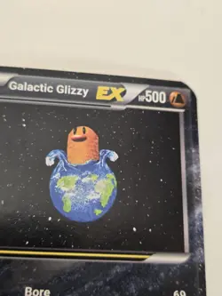 CUSTOM GALACTIC GLIZZY POKEMON CARD CC DIGLETT IN SPACE SATIRE POKEMON - Image 4