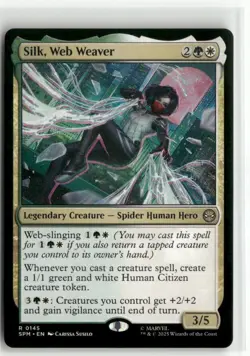 Silk, Web Weaver - Spider-Man MTG NM - Image 1