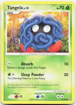Tangela 76/99 Common Arceus Pokemon Heavily Played - Image 1