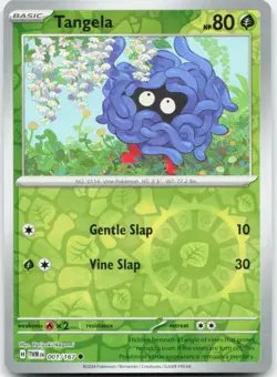Tangela 001/167 Common Twilight Masquerade Pokemon Reverse Holo NM/M - Image 1