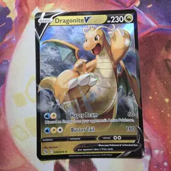 Dragonite V 049/078 Holo V Rare Pokemon GO Pokemon Near Mint - Image 1