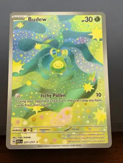 Budew 221/217 Illustration Rare ME: Ascended Heroes Pokemon Holo - Image 1