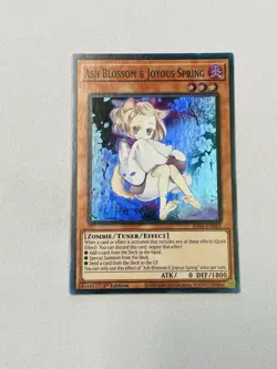 NM Yugioh Ash Blossom & Joyous Spring (Alternate Art) RA04-EN025 Super Rare - Image 1