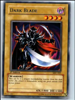 YuGiOh - 1st Edition Dark Blade [MFC - MFC-007] - Rare/NM - Image 1
