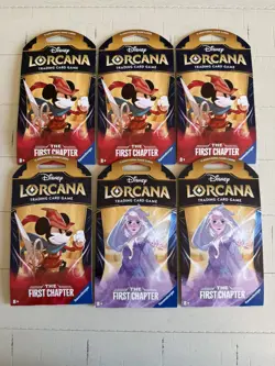 Disney Lorcana TCG: The First Chapter Booster Packs SEALED (Lot of 6) - Image 1