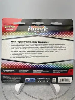 Pokemon TCG Prismatic Evolutions Tech Sticker Collection - Sylveon |BRAND NEW - Image 2