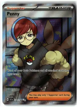 2023 Penny ⭐ 239/198 Holo Ultra Rare Scarlet & Violet Pokemon NM - Image 1