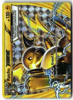 2015 Raichu BREAK ⭐ 50/162 Holo BREAK Rare BREAKthrough Pokemon HP - Image 1
