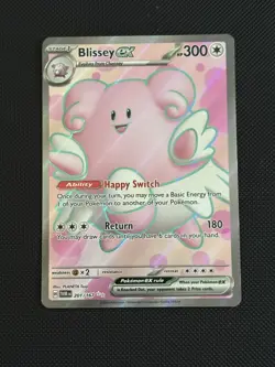 Pokemon TCG Blissey EX 201/167 Full Art Secret Rare - Twilight Masquerade NM/M - Image 1