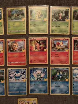 McDonald's Pokemon 25th Anniversary 25 Card Complete NON HOLO Full Set FAST SHIP - Image 3