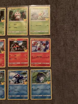 McDonald's Pokemon 25th Anniversary 25 Card Complete NON HOLO Full Set FAST SHIP - Image 4