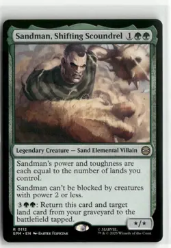 Sandman, Shifting Scoundrel - Spider-Man MTG NM - Image 1