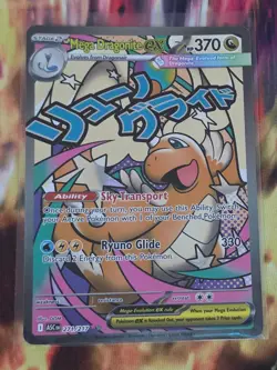 MEGA DRAGONITE EX 271/217 Mega Attack Rare Ascended Heroes Pokemon Holo NM - Image 1