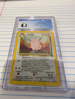 CGC 8.5 Clefable 1/64 Holo Rare - Jungle - Pokemon TCG - Image 2