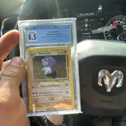 CGC 8.5 Poliwrath 9/75 Neo Discovery 2001 English Holo Unlimited Pokemon - Image 1