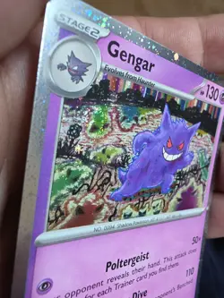 2 Crazy SWIRLS 🌀- Gengar 094/165 Cosmos Holo Pokemon 151 Exclusive Promo - Image 4