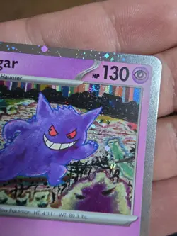 2 Crazy SWIRLS 🌀- Gengar 094/165 Cosmos Holo Pokemon 151 Exclusive Promo - Image 5