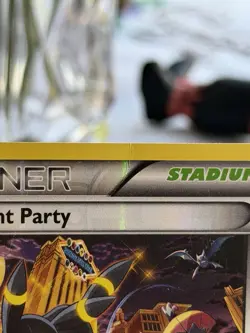 Near Mint All-Night Party 96/122 Breakpoint Reverse Holo Pokemon (Small Crease) - Image 2