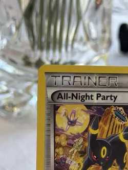 Near Mint All-Night Party 96/122 Breakpoint Reverse Holo Pokemon (Small Crease) - Image 3